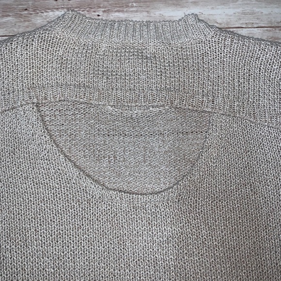 Michael Kors Taupe Knit Sweater Size Small - Picture 5 of 9